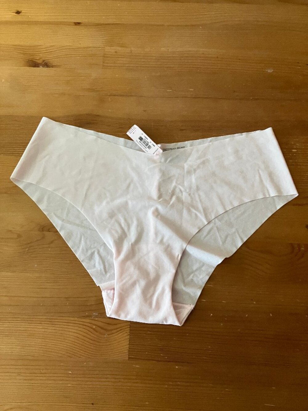 Victoria's Secret No-Show Mid-rise Bikini Purest Pink  seamless look Sz l